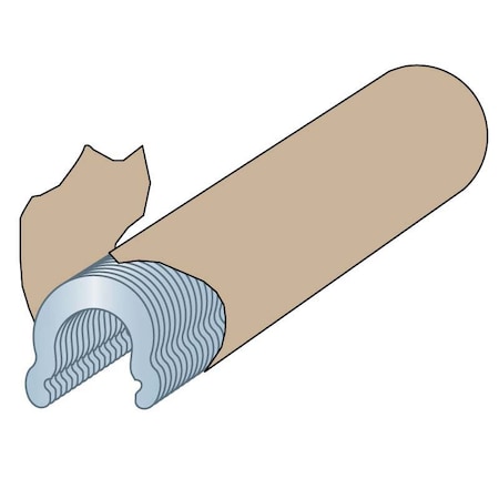 Rotor Clip External Retaining Ring, Steel Zinc Plated Finish, 0.313 in Shaft Dia RG-031-ZCX